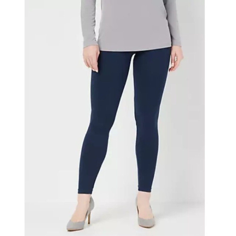 Spanx Mama Look At Me Now Leggings Womens S Port Navy High Waist Seamless 20134R